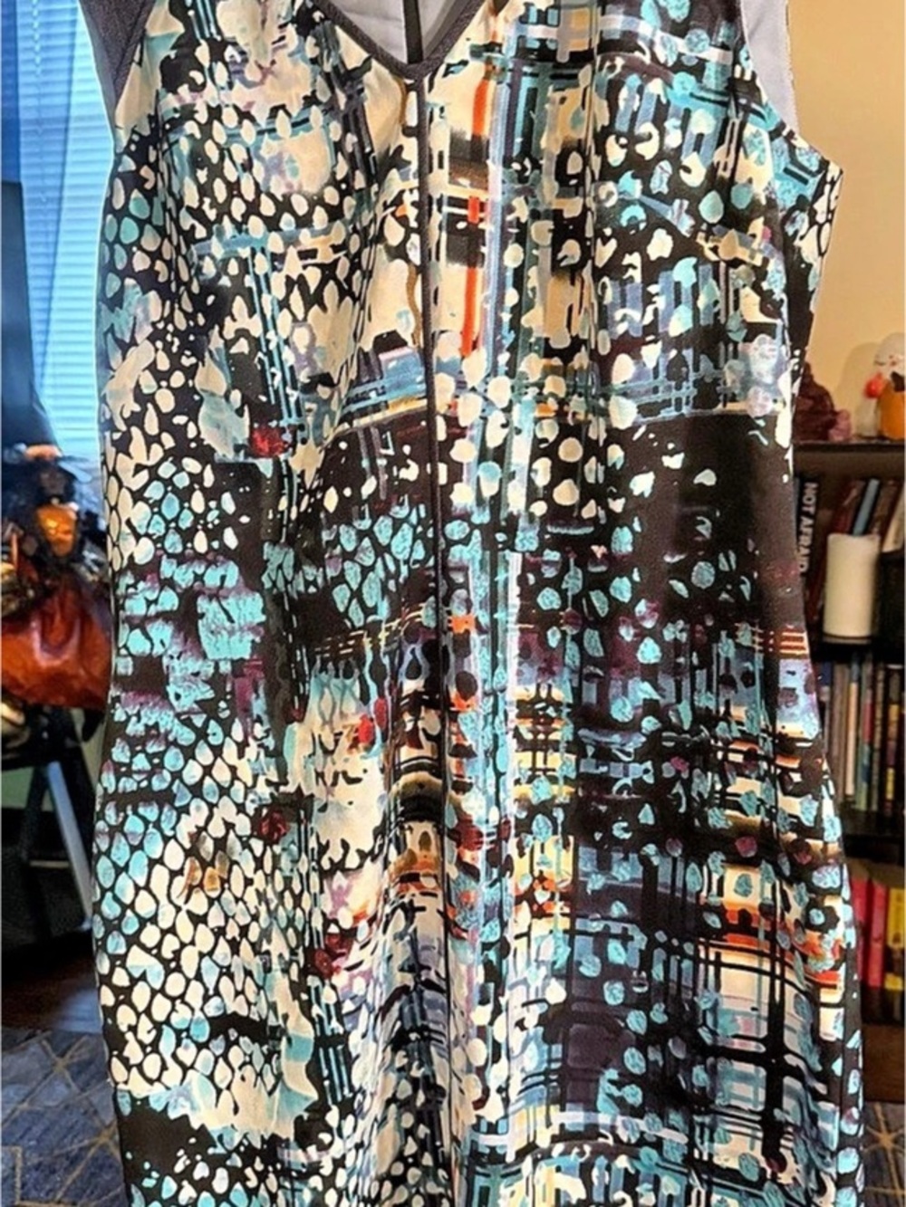 Marc New York Abstract Print Maxi Dress